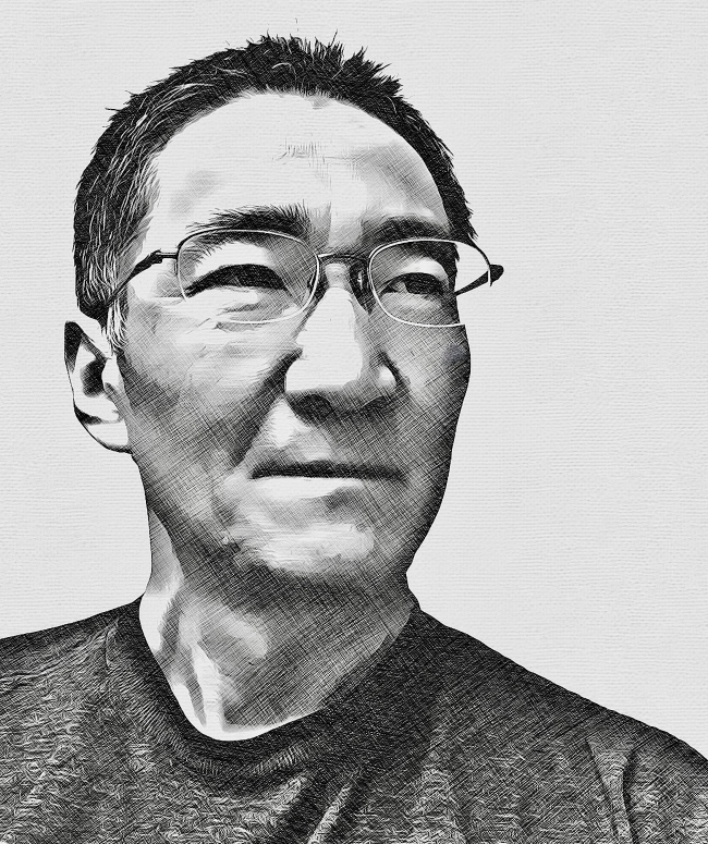 The drawing is a portrait of a man with short hair and glasses.
                He is wearing a dark shirt and has a serious expression on his face.
                The drawing is done in a realistic style, with fine detail and shading.
                The artist has used a variety of techniques to create the illusion of depth and texture, including hatching, cross-hatching, and stippling.
                The overall effect is a striking and lifelike portrait. --Gemini-pro-vision (temperature=0.1, top_k=5)